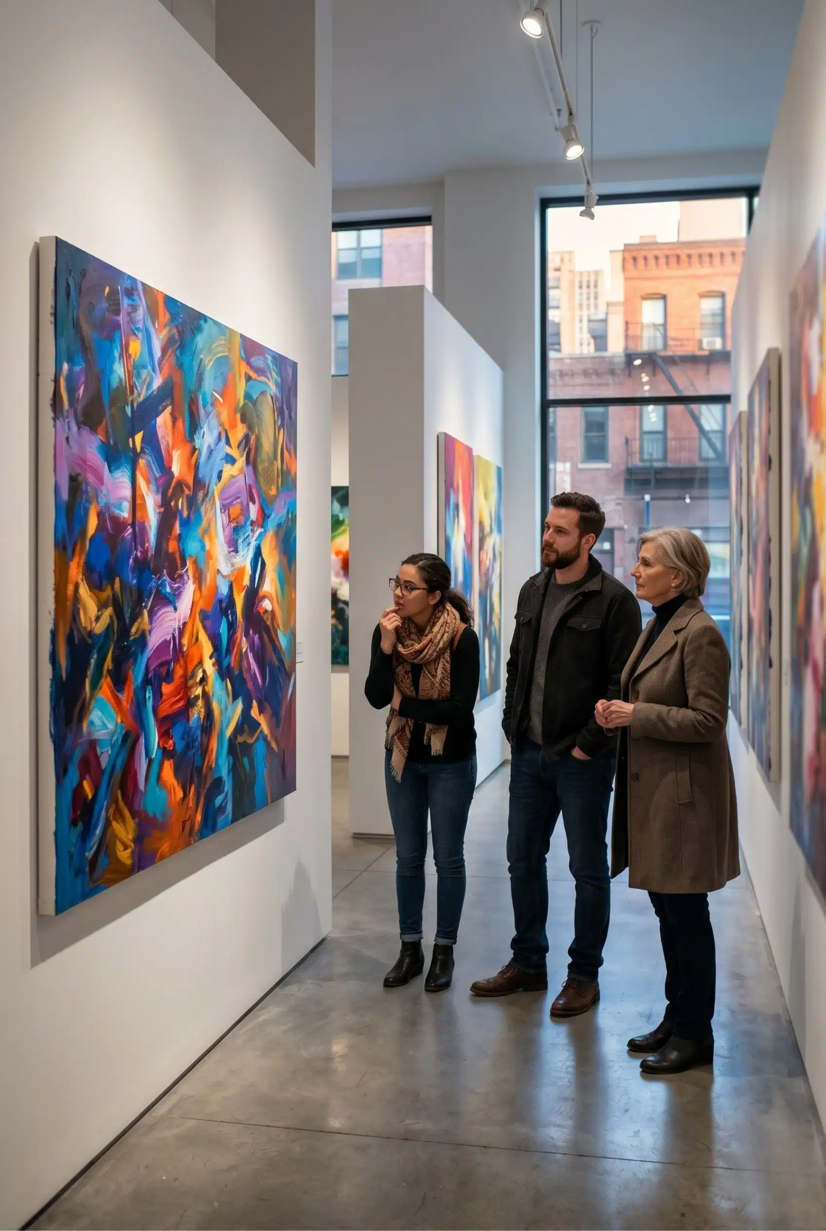 AI in Modern Painting: Gallery Gazing