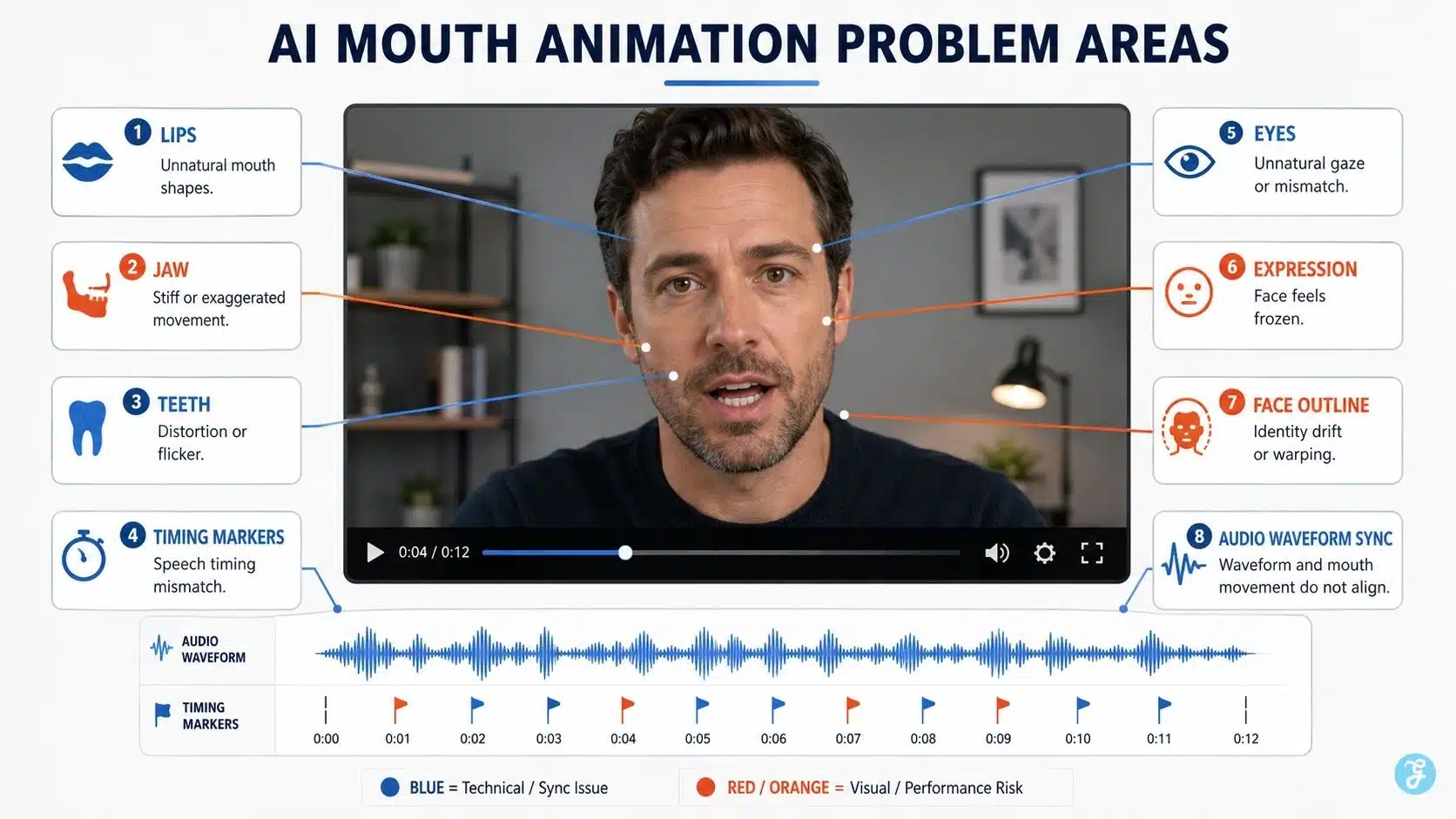 AI mouth animation problem areas