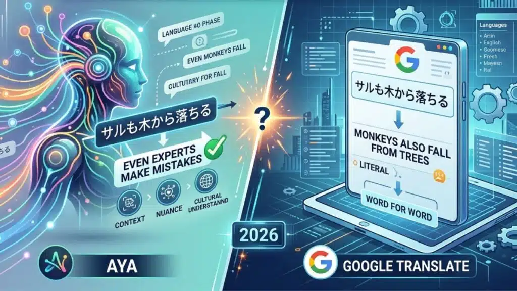Aya vs Google Translate