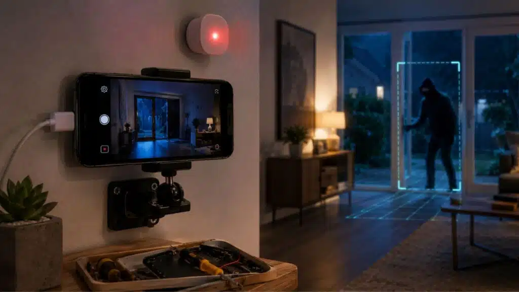 Build a Smart Home Security System Using an Old Smartphone