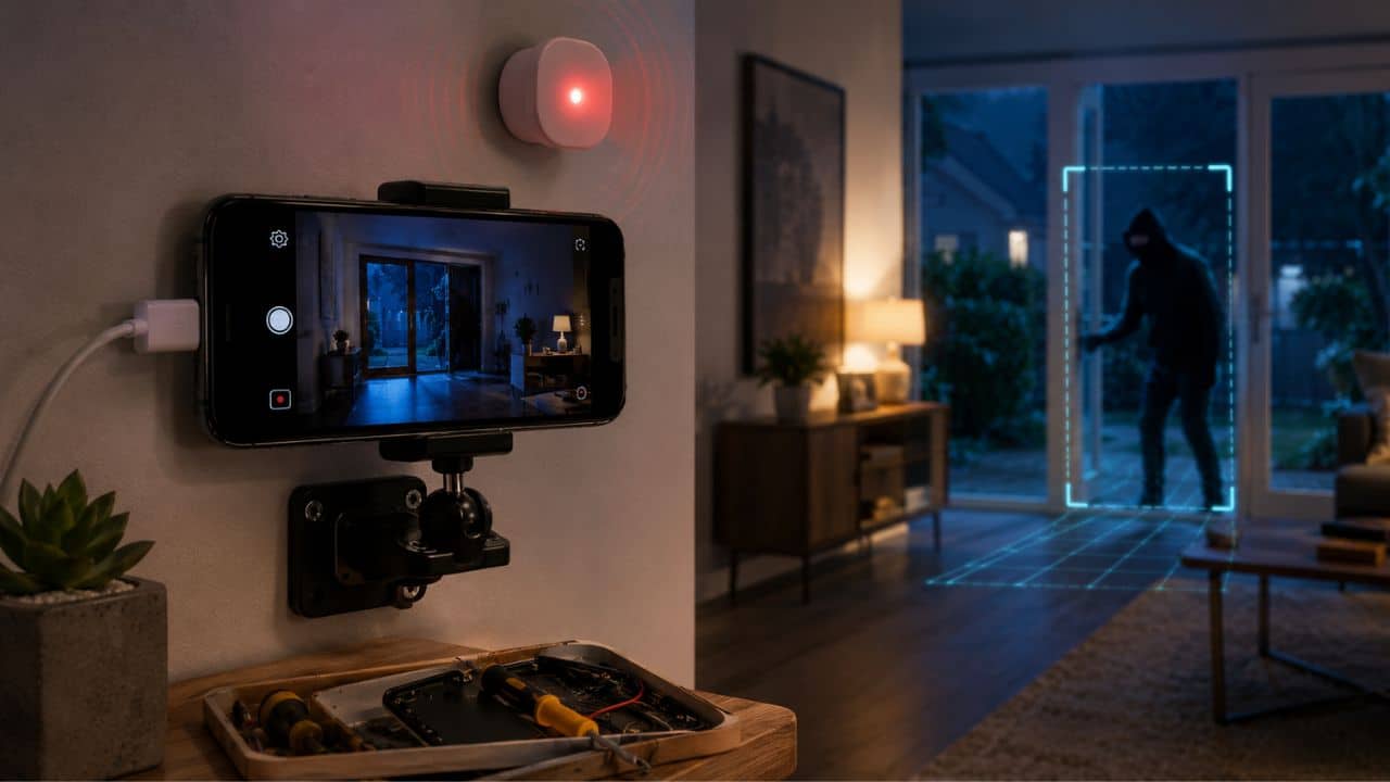 Build a Smart Home Security System Using an Old Smartphone