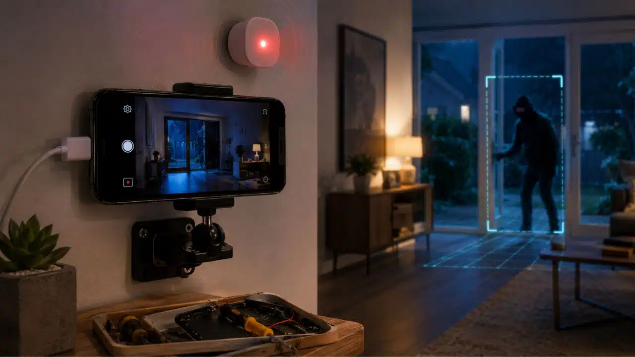 Build a Smart Home Security System Using an Old Smartphone