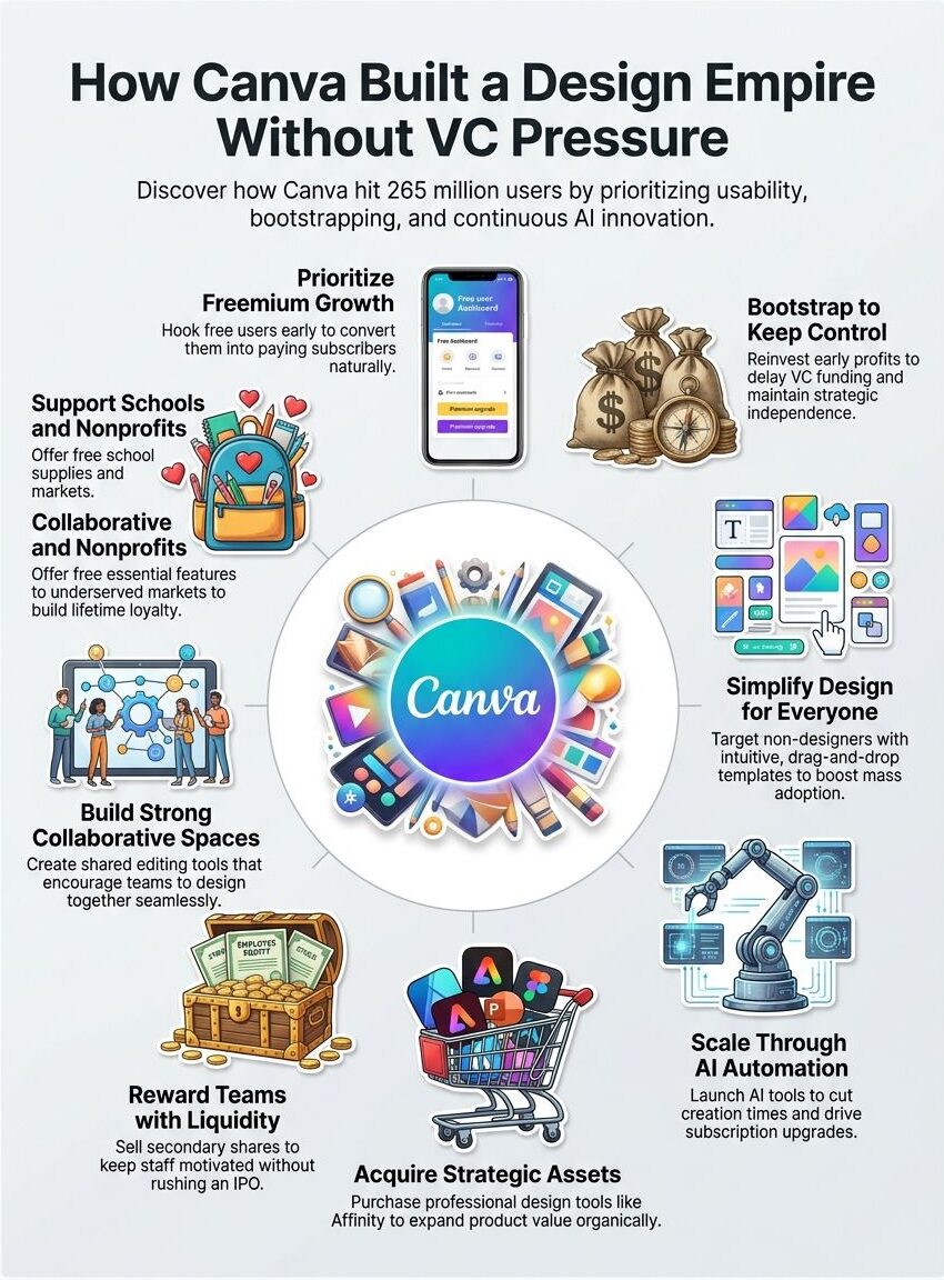 Canva’s Unique Business Model- how it built design empire