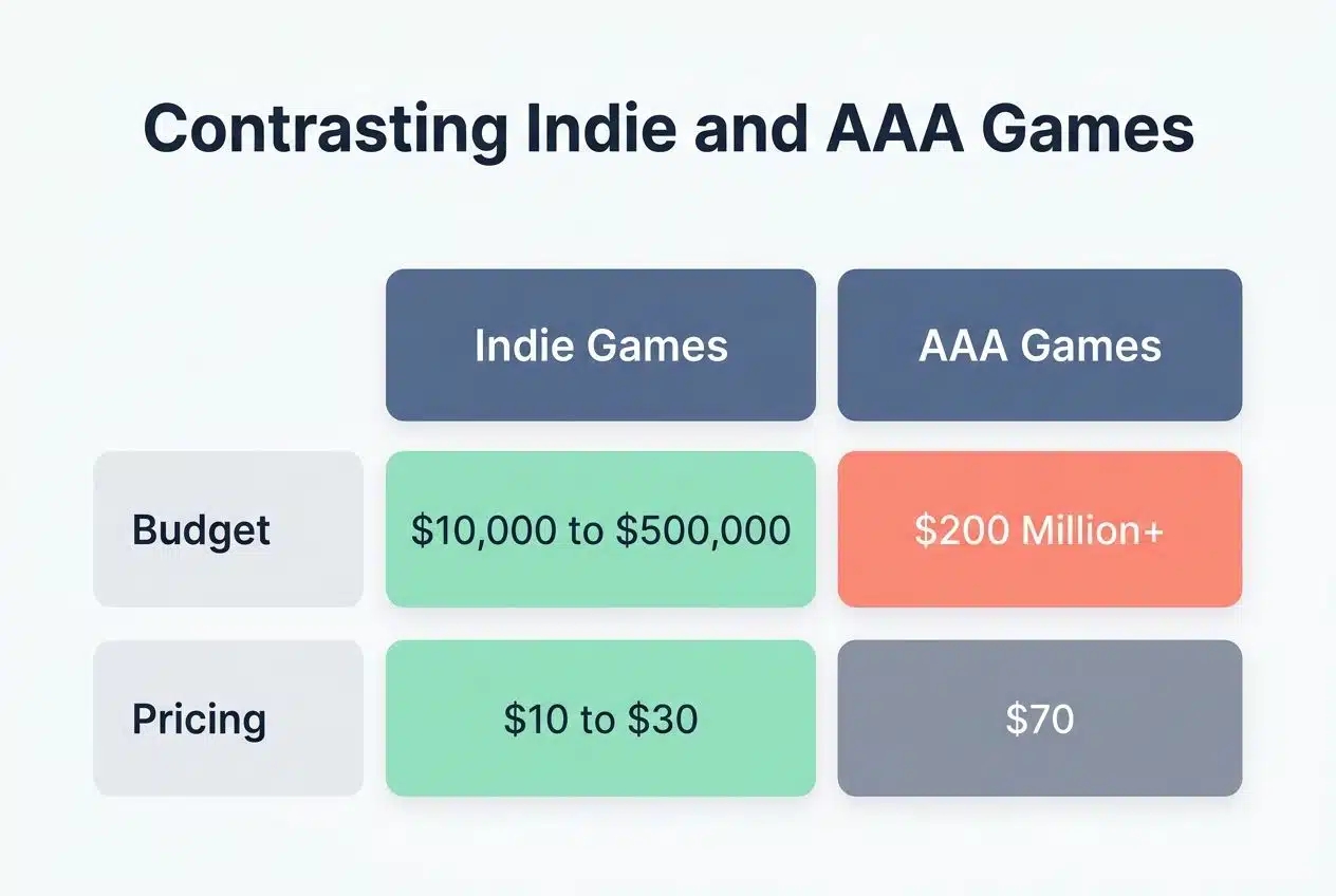 Contrasting Indie and AAA Games- the rise of indie gaming
