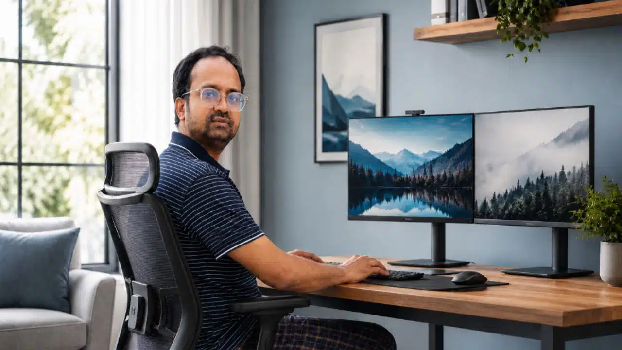 DIY Ergonomic Home Office Setup