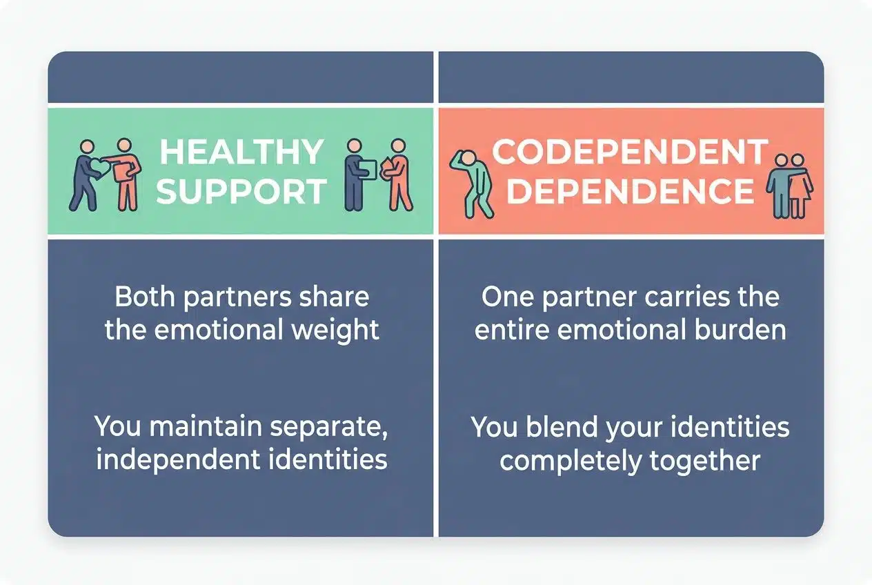 Emotional Dependence and Imbalance: codependency recovery stages