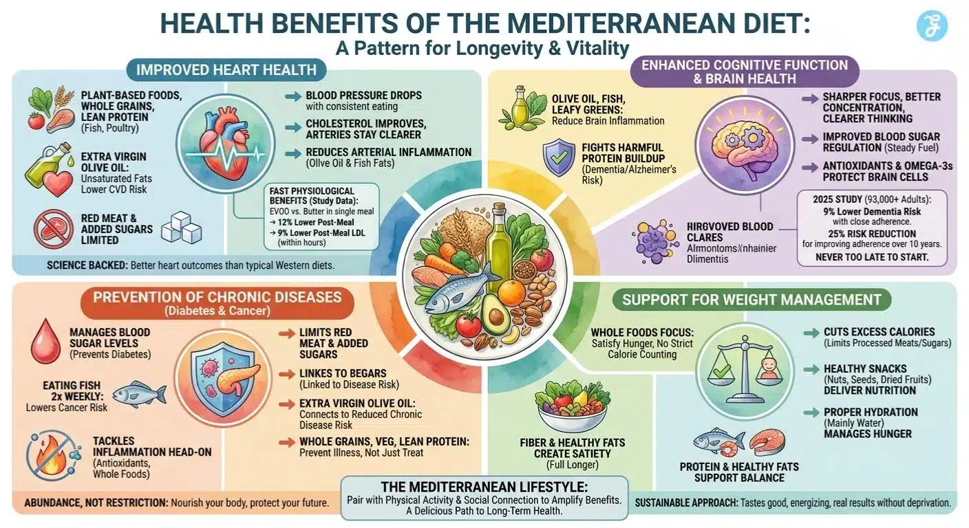 Health Benefits of the Mediterranean Diet