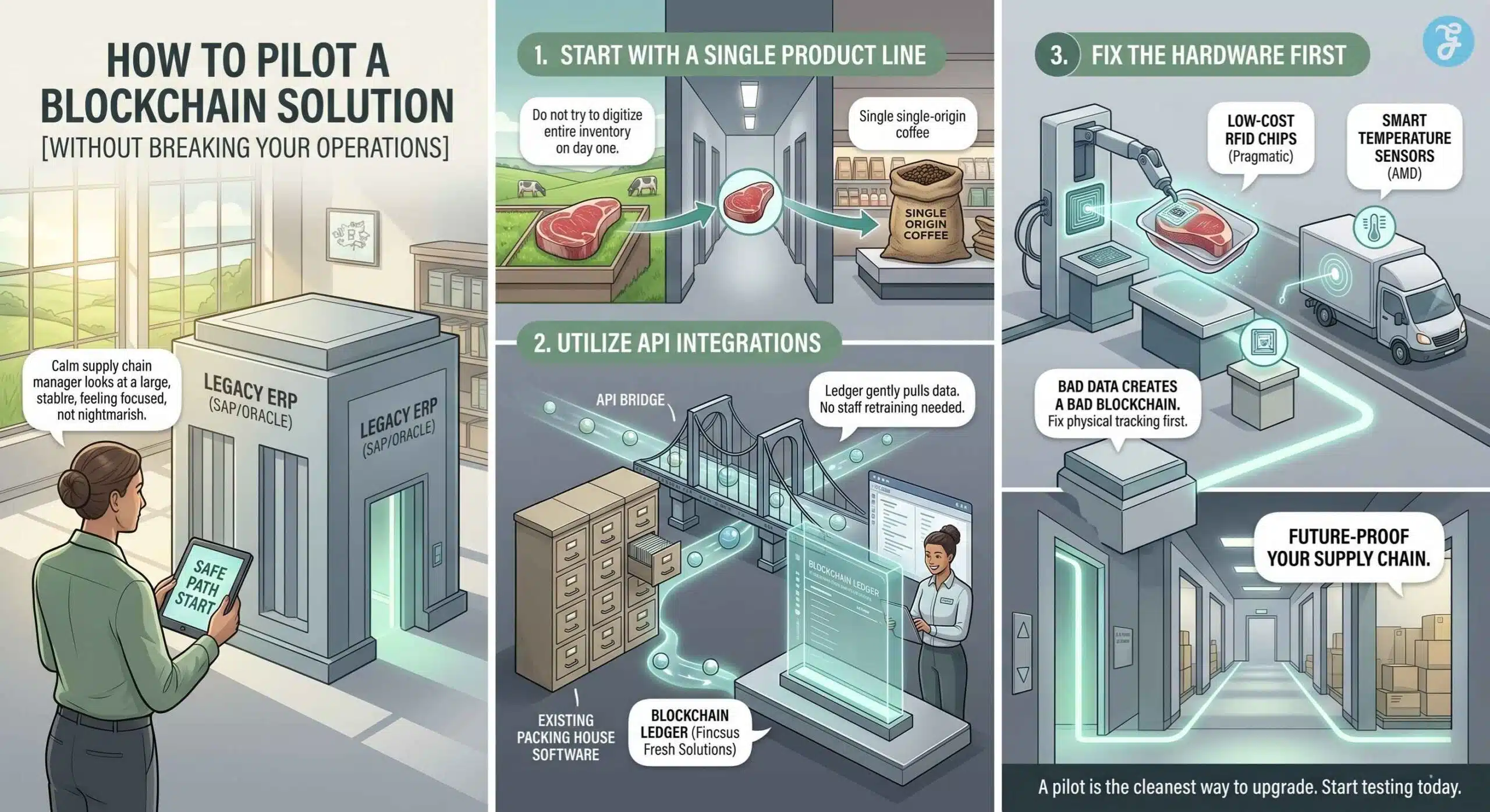 How to Pilot a Blockchain Solution: UK blockchain food traceability startups