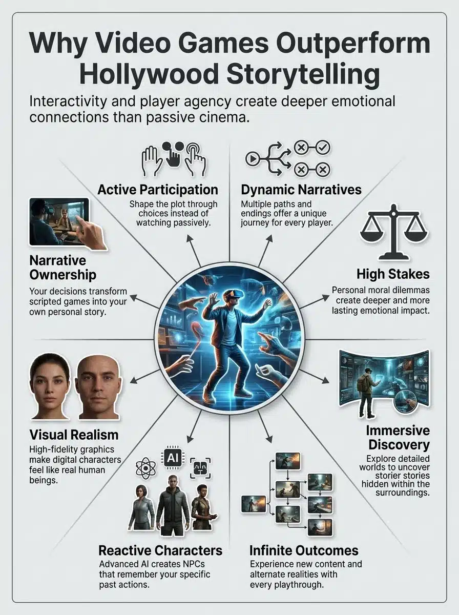 Interactive Storytelling In Video Games Better Than Hollywood
