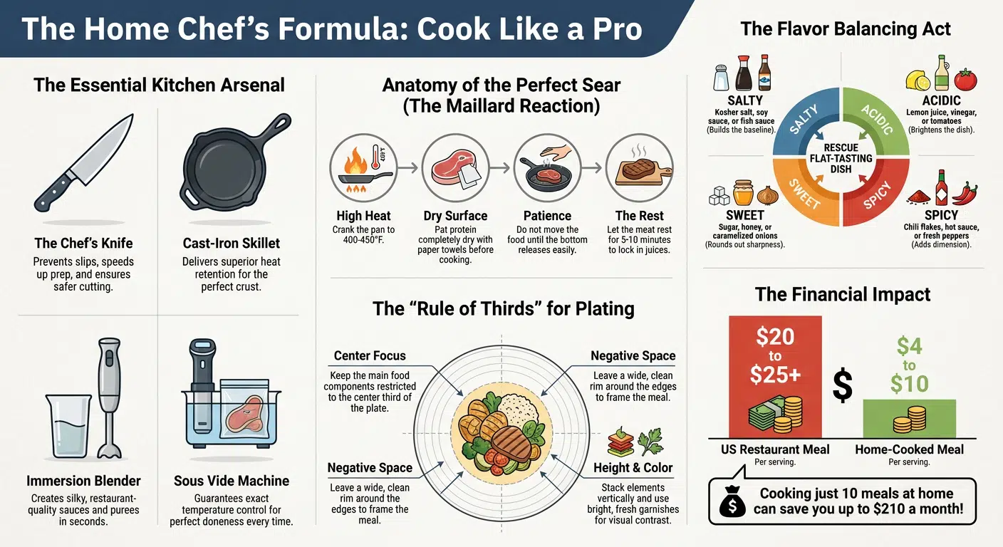 Key Techniques to Master- cook restaurant-quality meals