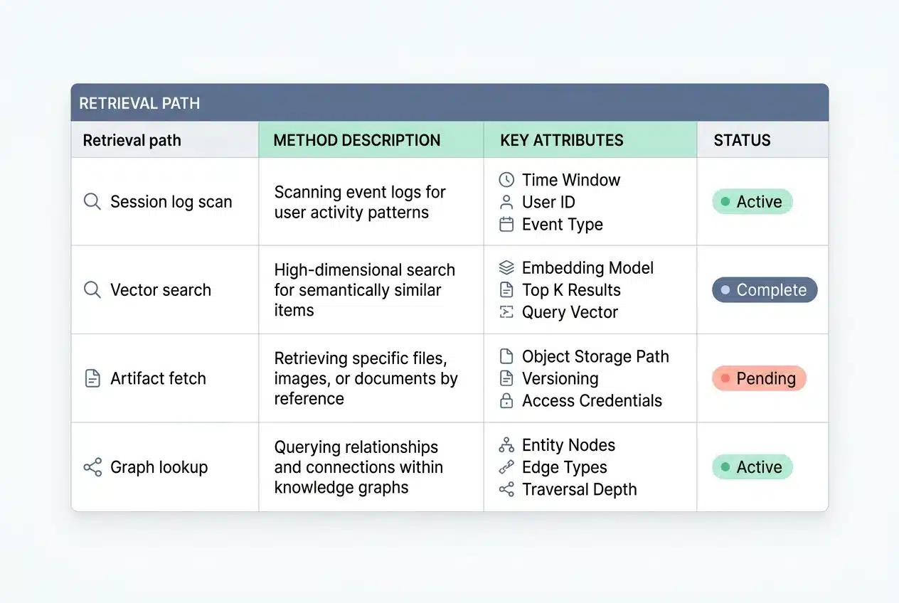 Leveraging vector databases for memory optimization