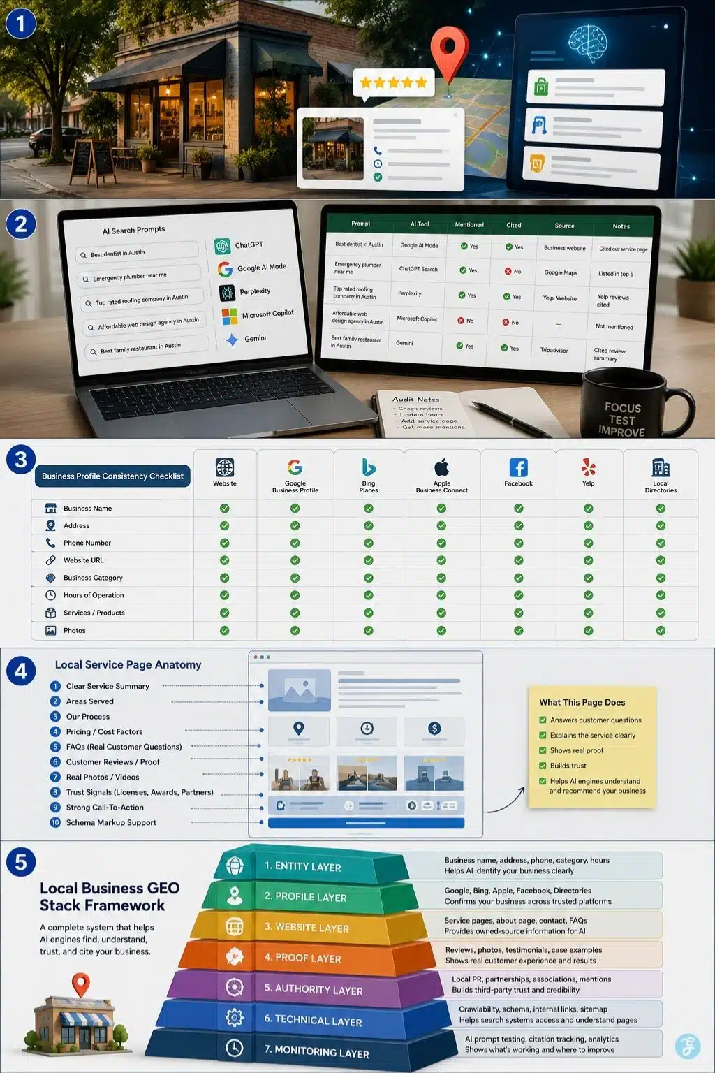 Local Business GEO stack framework for small businesses