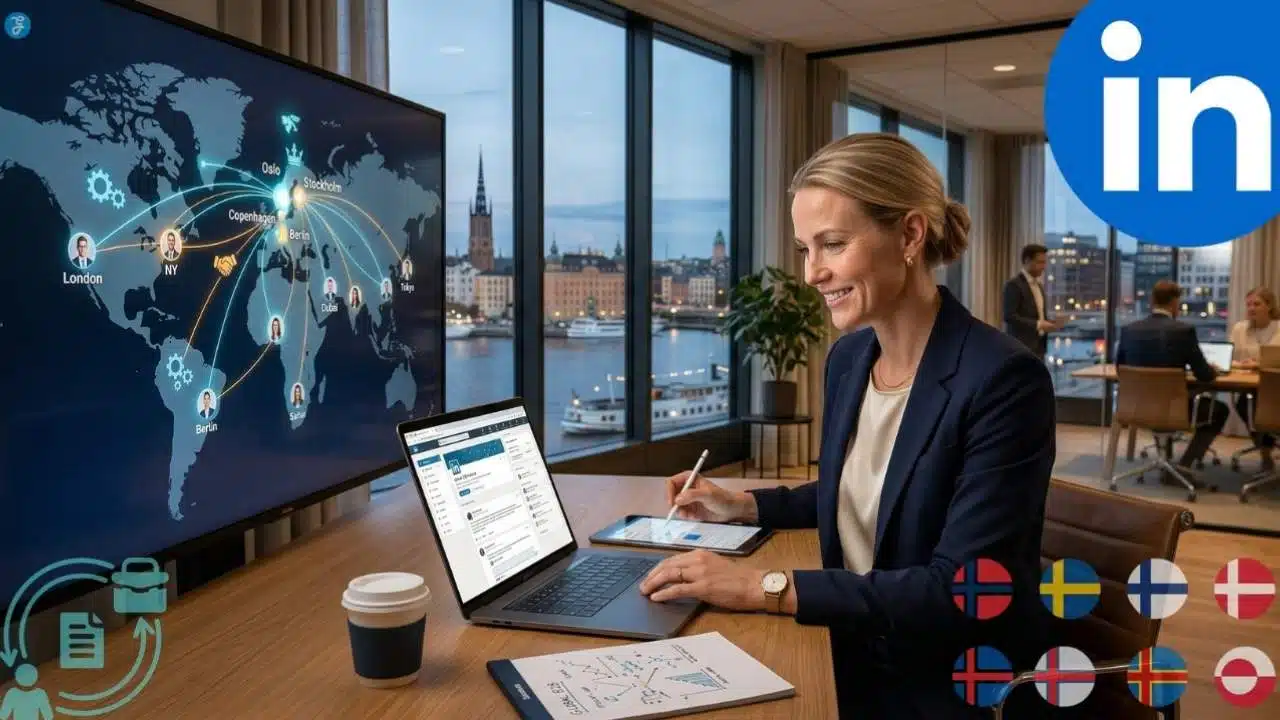 Scandinavian B2B LinkedIn social selling