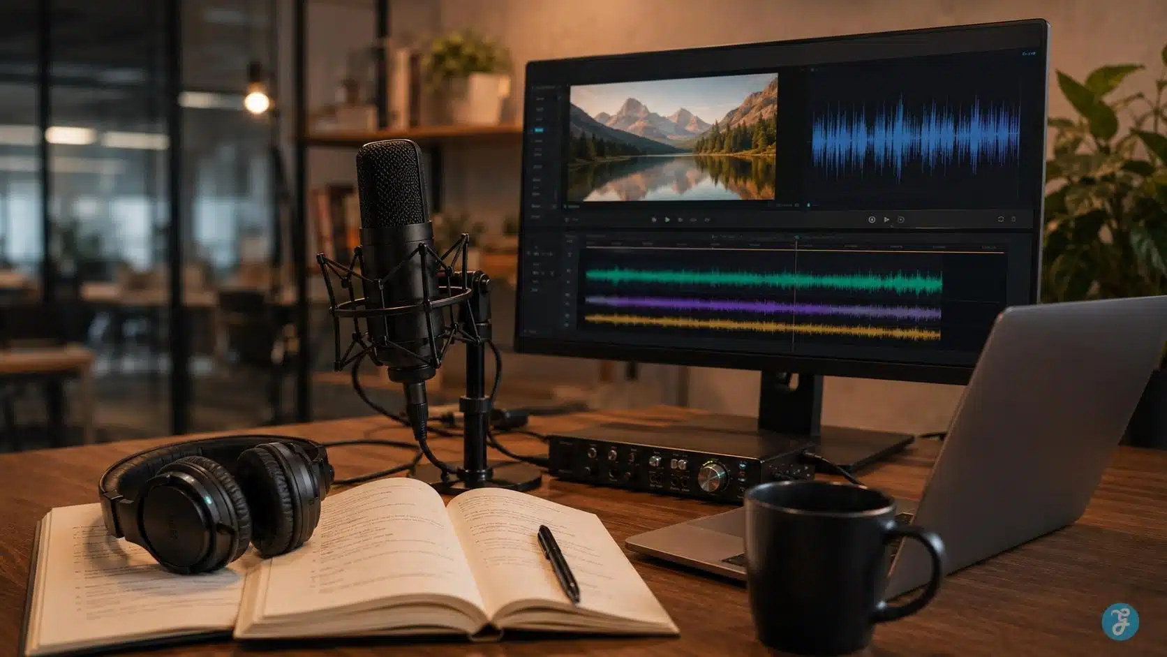 Script and audio setup for creating AI voiceover video guide