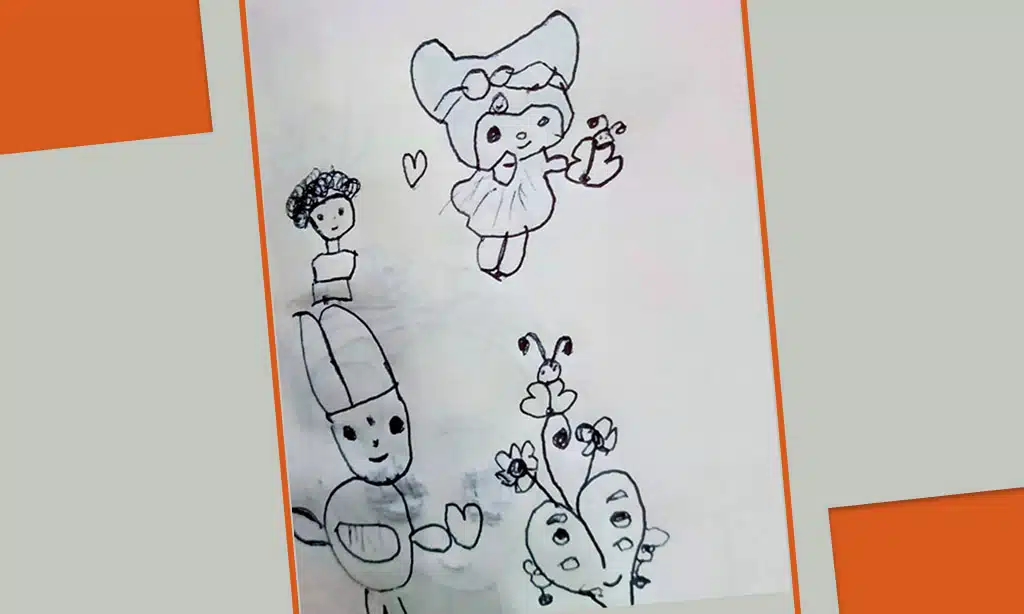 Sketch by a Child at the Clinic