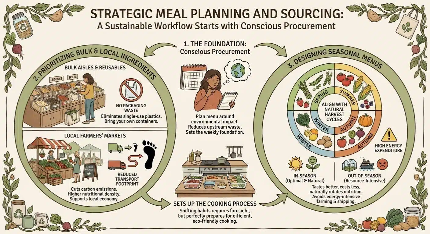 Sustainable Meal Prep- Strategic Meal Planning and Sourcing
