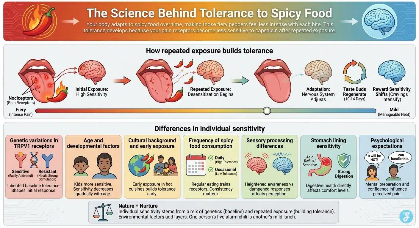 The Science Behind Spicy Food Tolerance