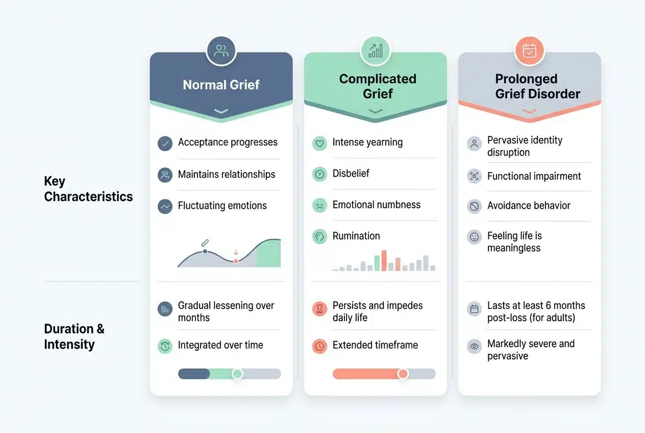 Types of Grief Normal, Complicated, and Prolonged