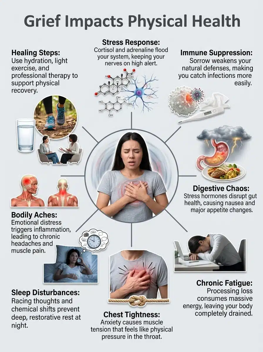 Typical Physical Symptoms of Grieving