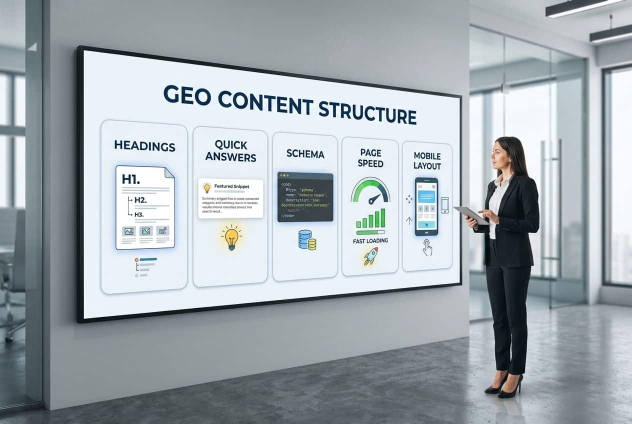 What Is GEO Content Structure in Writing