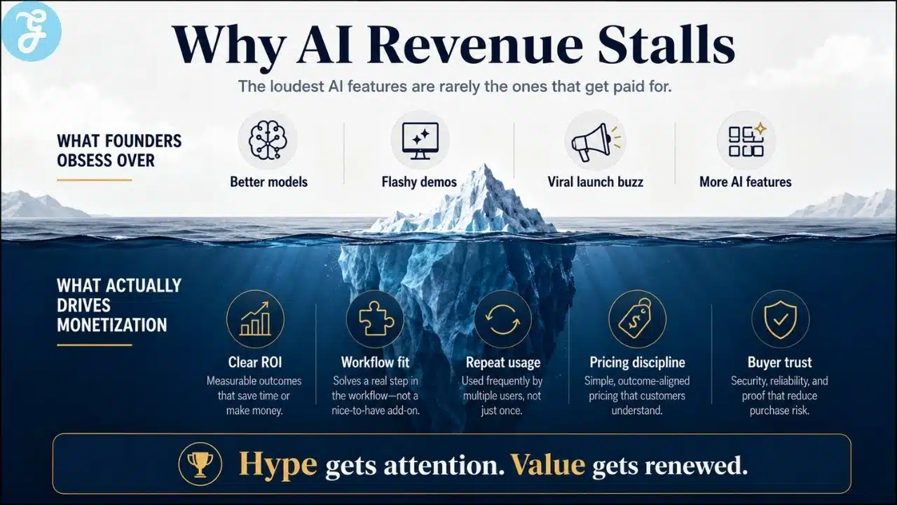 Key reasons AI startups fail to monetize