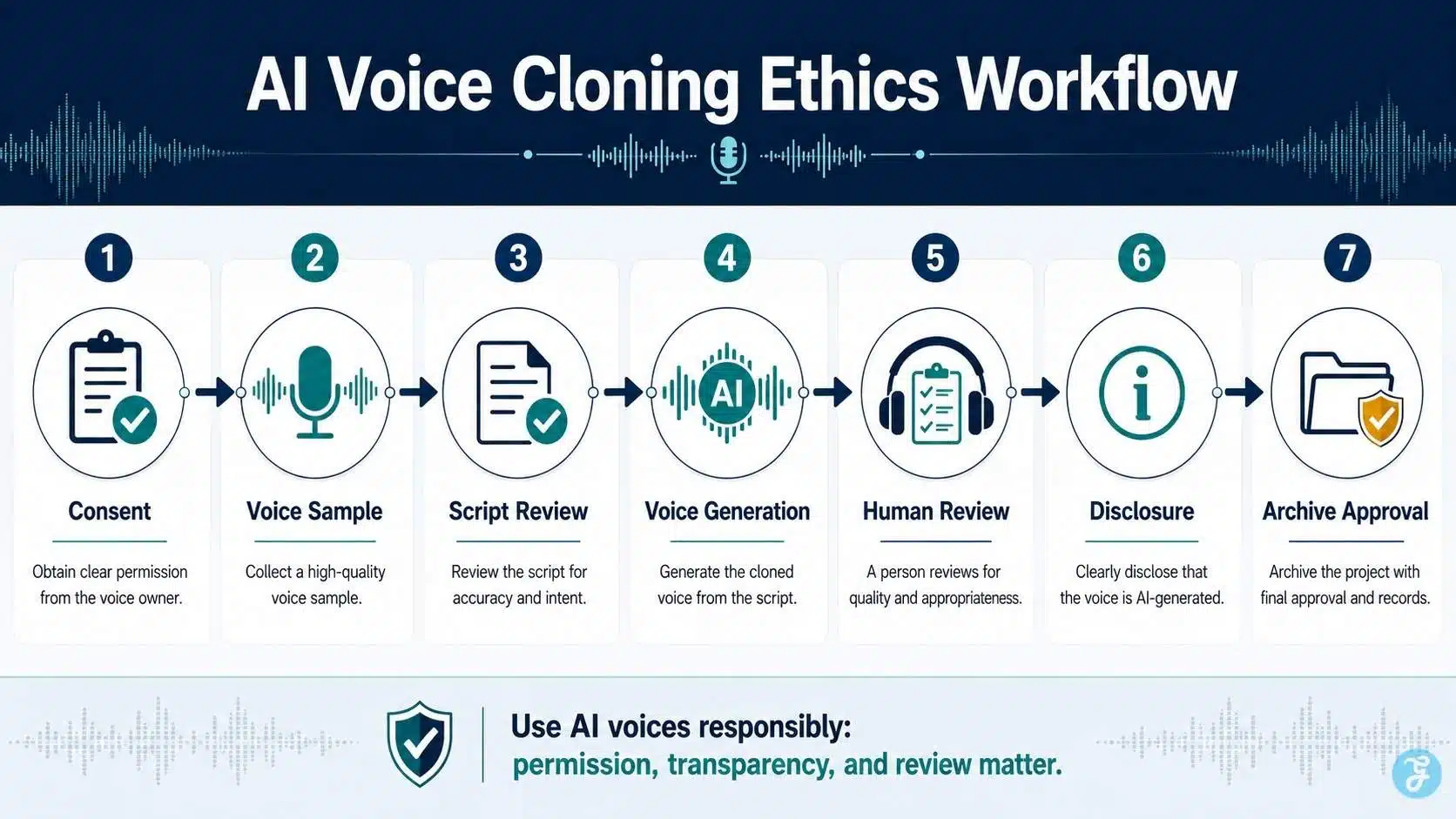 ai voice cloning ethics workflow