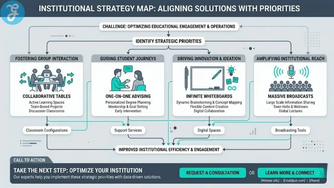 Decision tree for selecting a school video conferencing platform based on teaching style.
