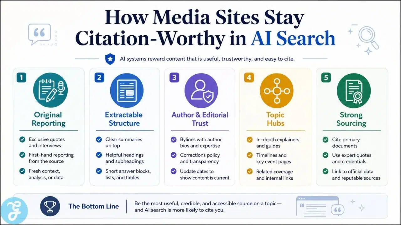 How media sites stay citation-worthy in AI search