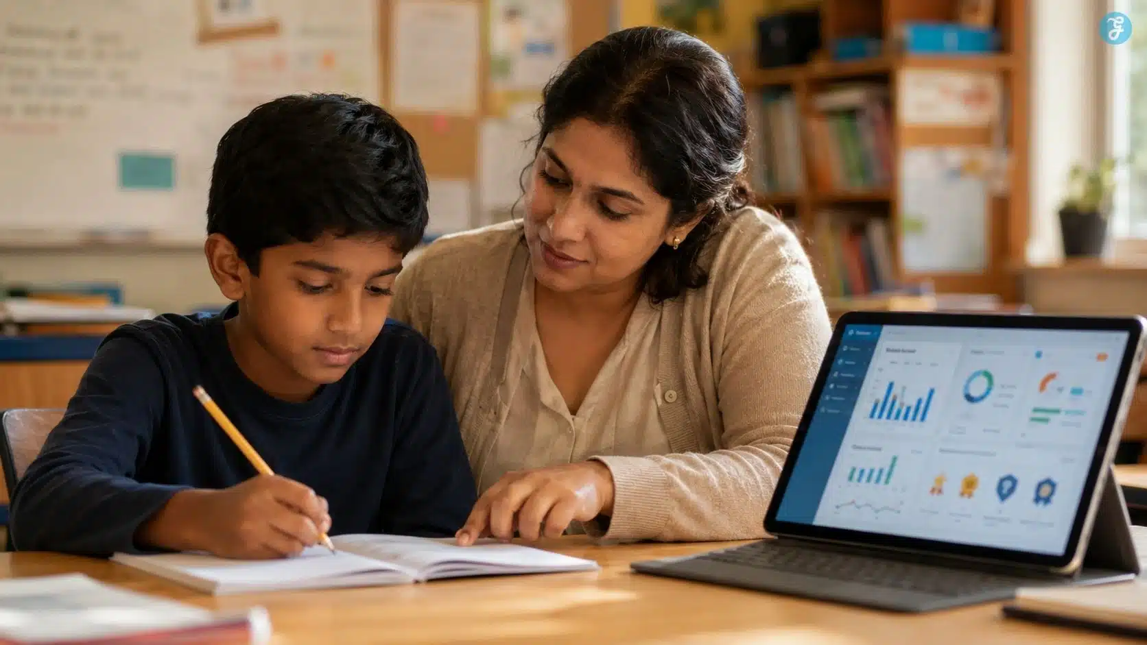 Edtech failed kids- digital learning dashboard with real teacher-guided learning