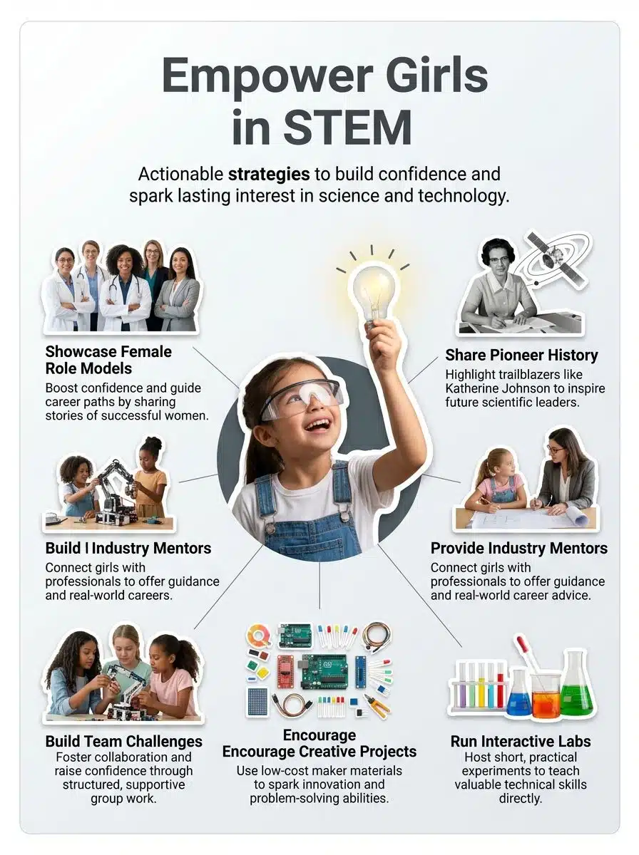 empower girls in STEM strategies