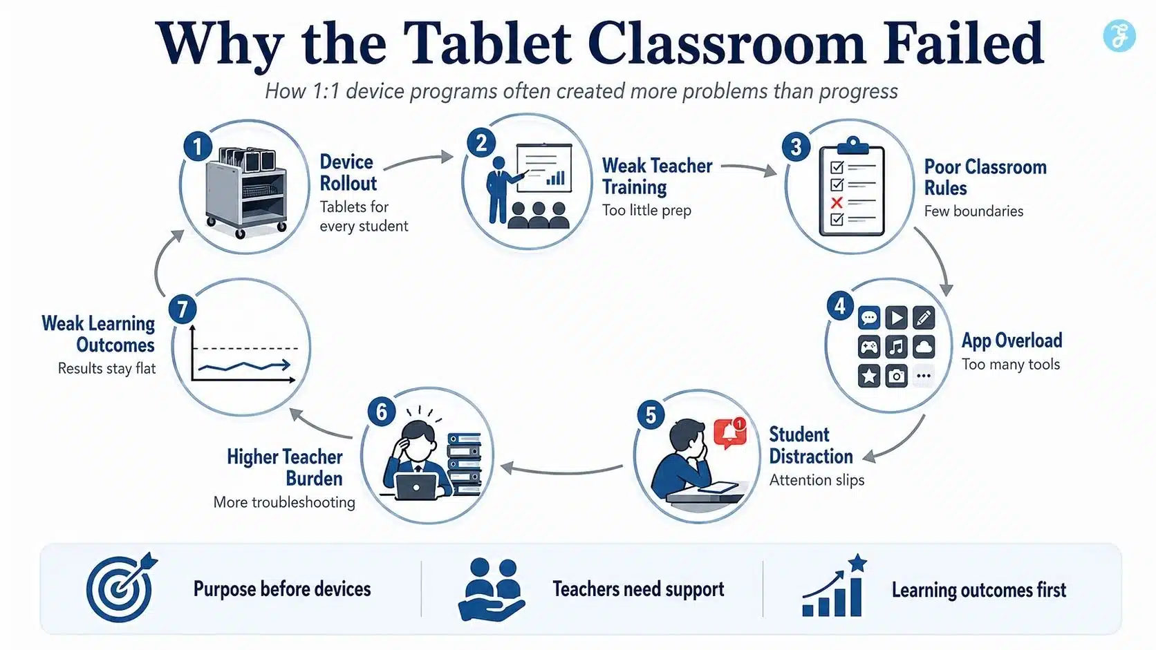 why tablet classroom failed