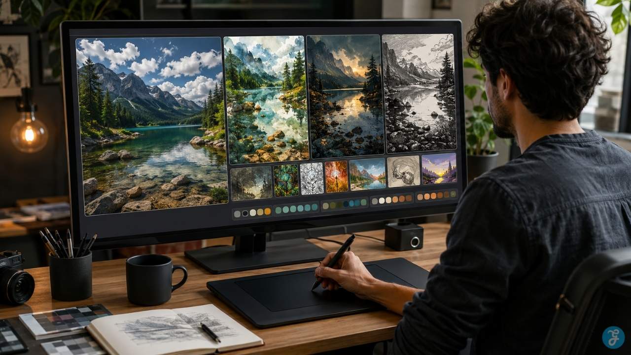 AI style transfer