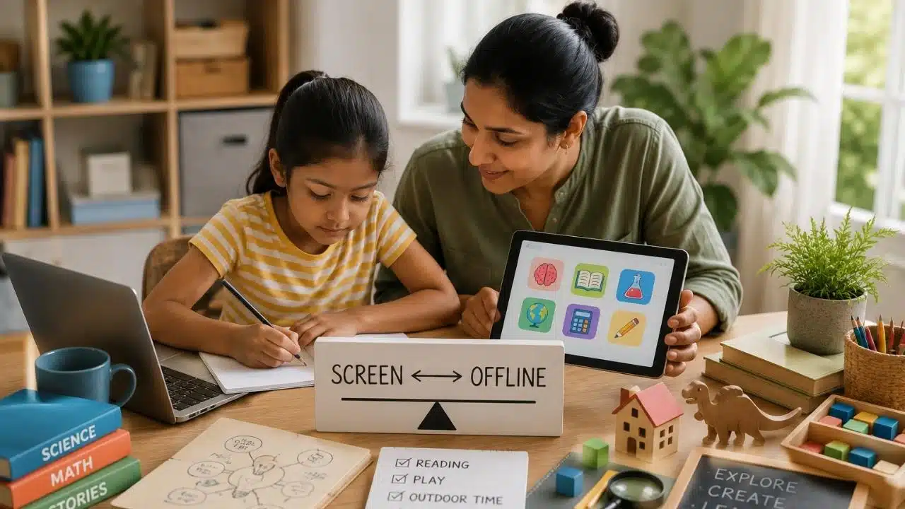 Balancing Screen and Offline Learning