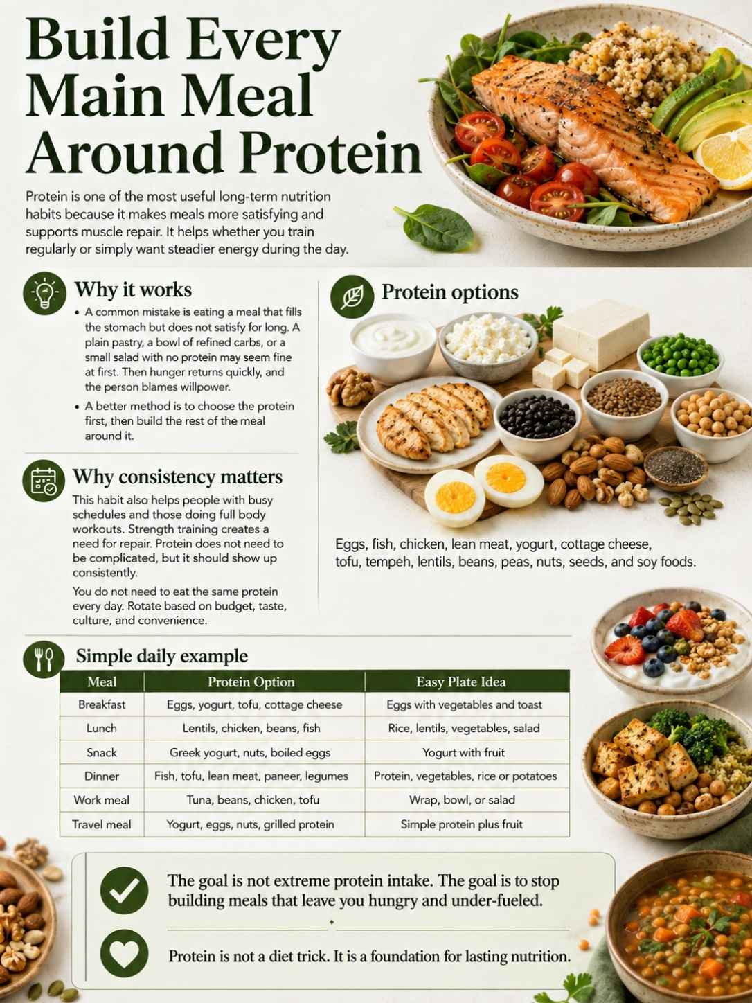 Build Every Main Meal Around Protein