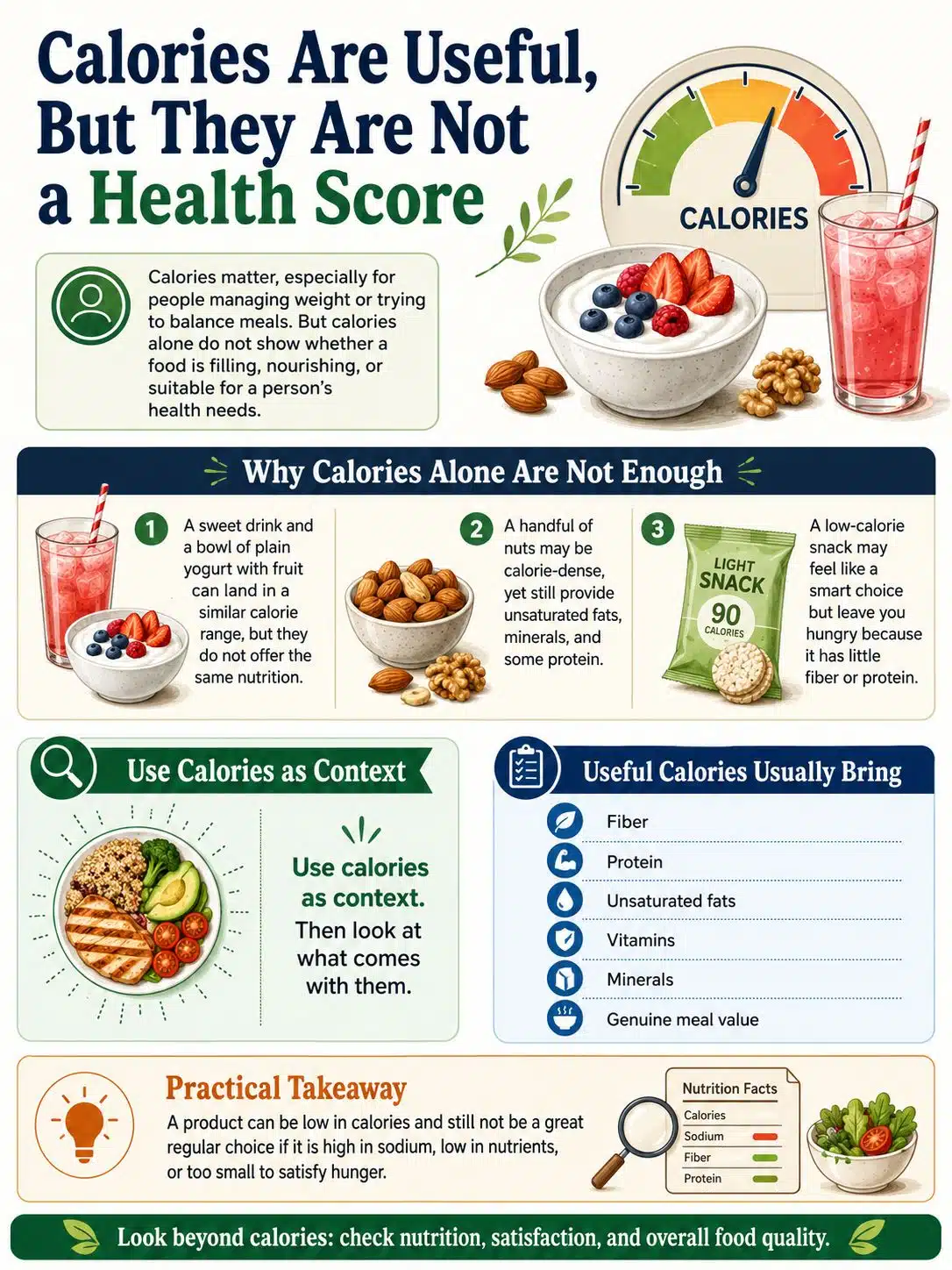 Calories Are Useful, But They Are Not a Health Score