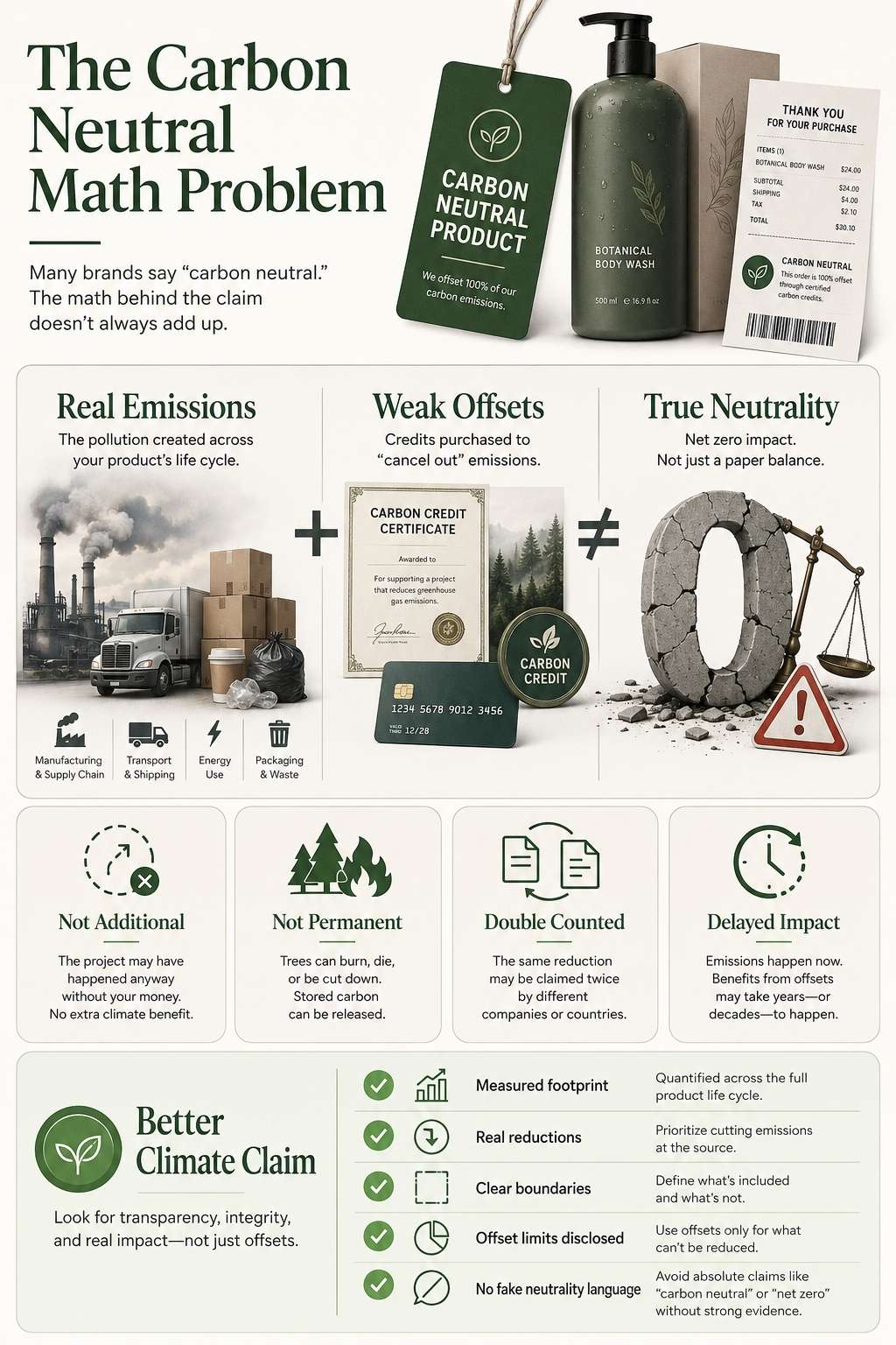 Carbon Neutral math problem