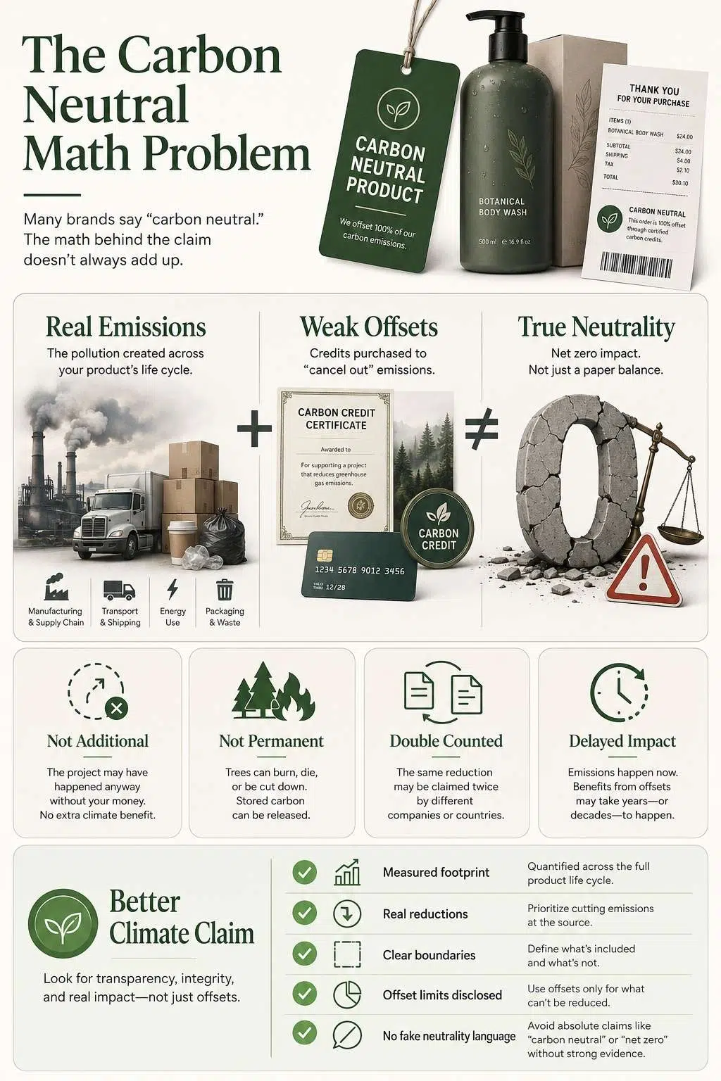 Carbon Neutral math problem