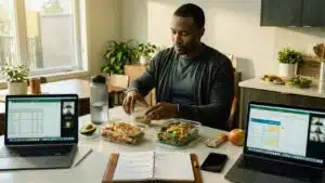 Corporate Athlete Eating for Fitness Goals