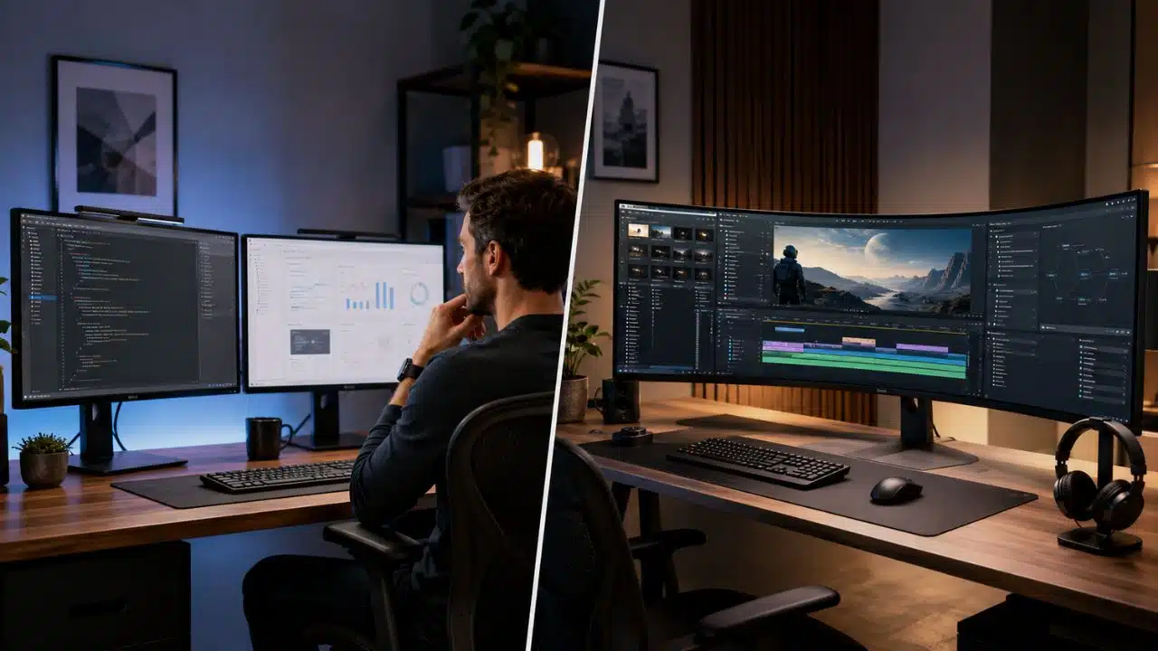 Dual Monitors vs Ultrawide Curved