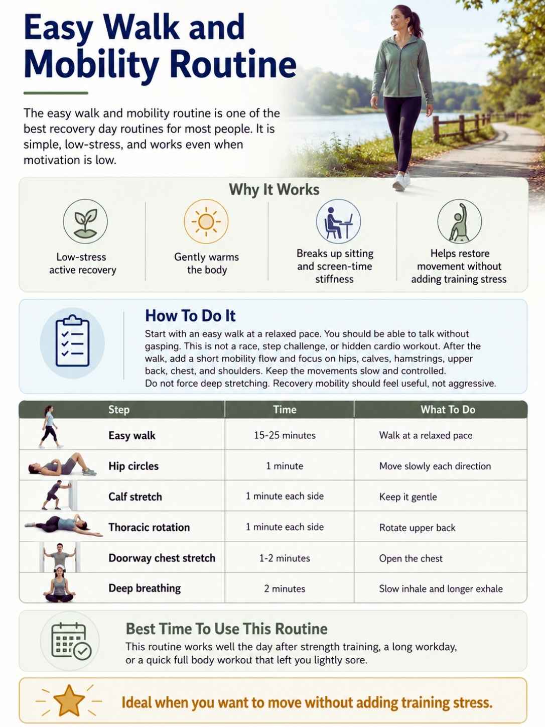 Easy Walk and Mobility Routine