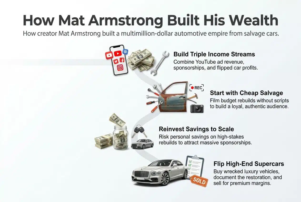 How Mat Armstrong Built His Wealth