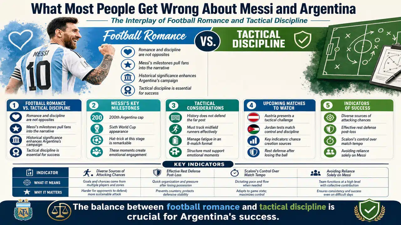 Infographic on Lionel Messi Football_Romance vs Tactical Discipline