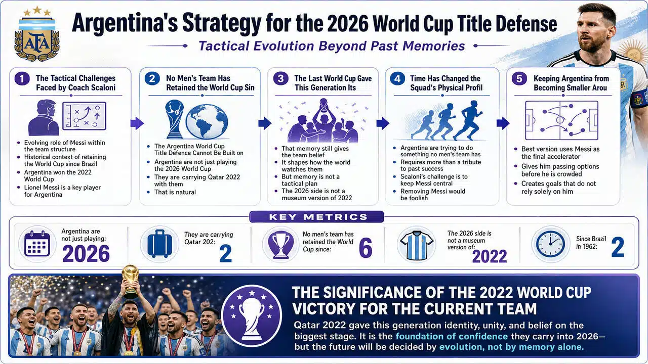 Infographic on Lionel Messi and Argentina