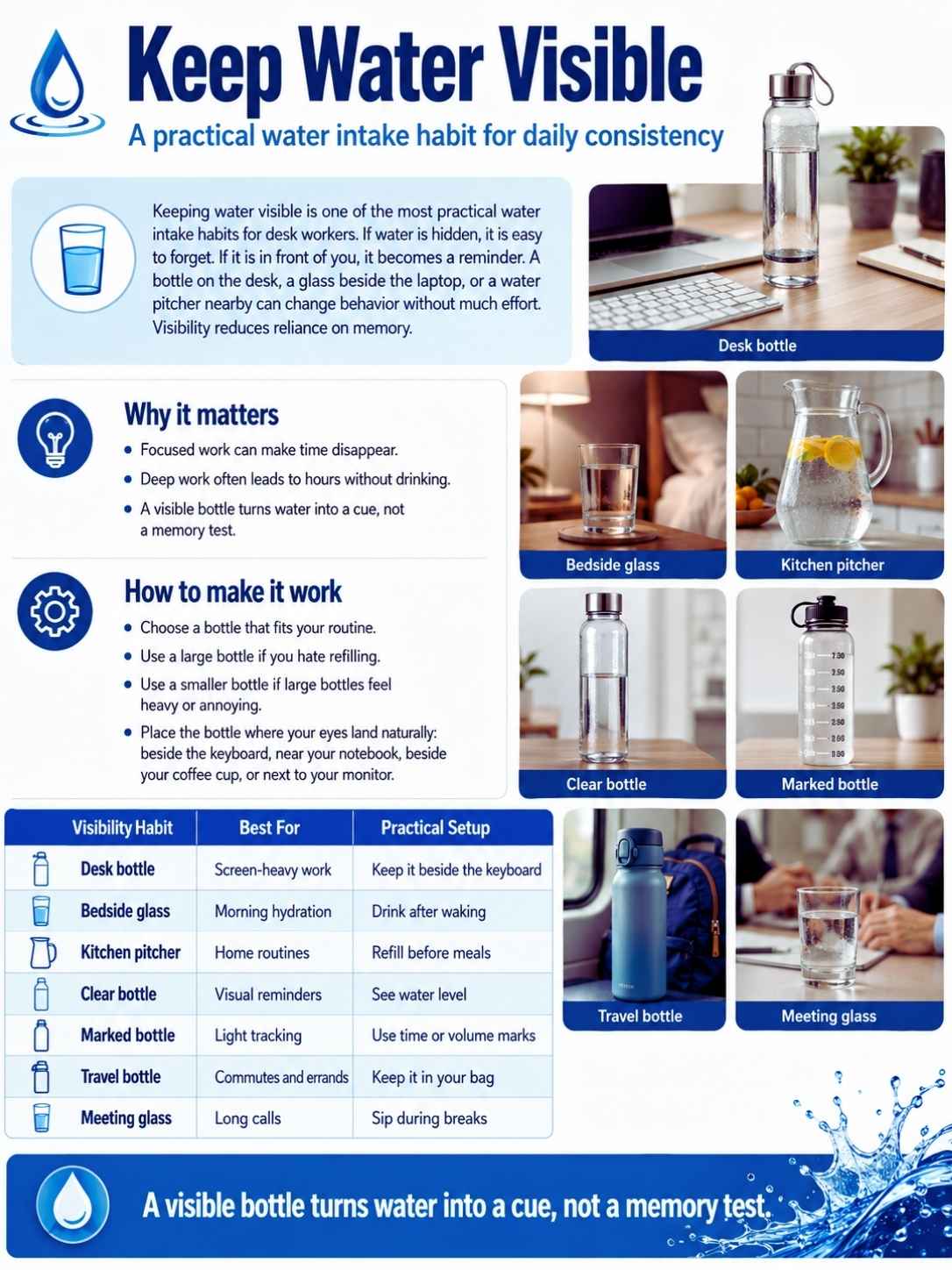 Keep Water Visible