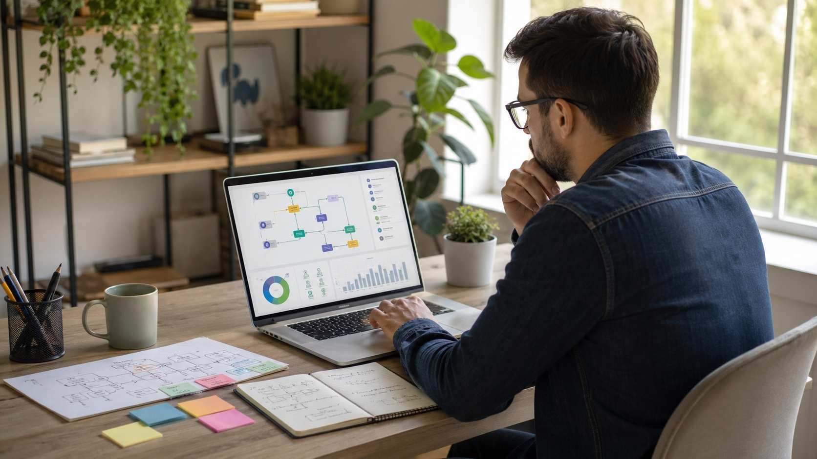 SaaS marketer building behavior-based email automation