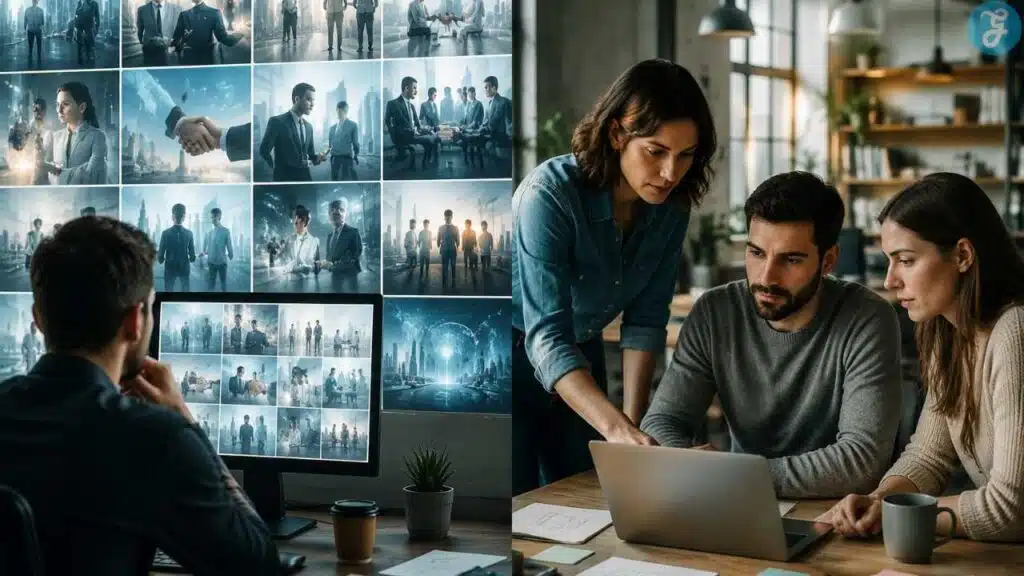 Stock-AI Aesthetics Are the New Stock Photography