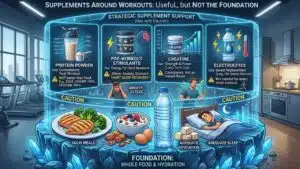 Supplements Around Workouts: Useful, but Not the Foundation