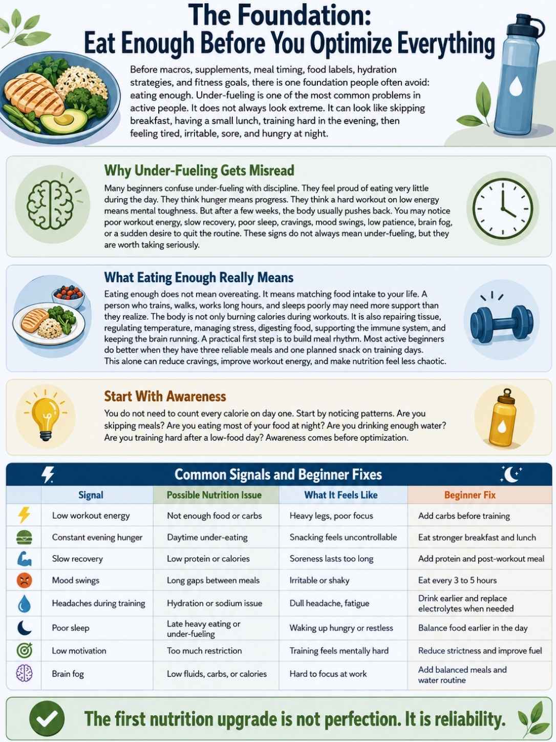 The Foundation: Eat Enough Before You Optimize Everything