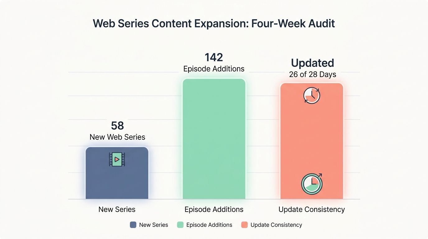 Web Series Content Audit Chart