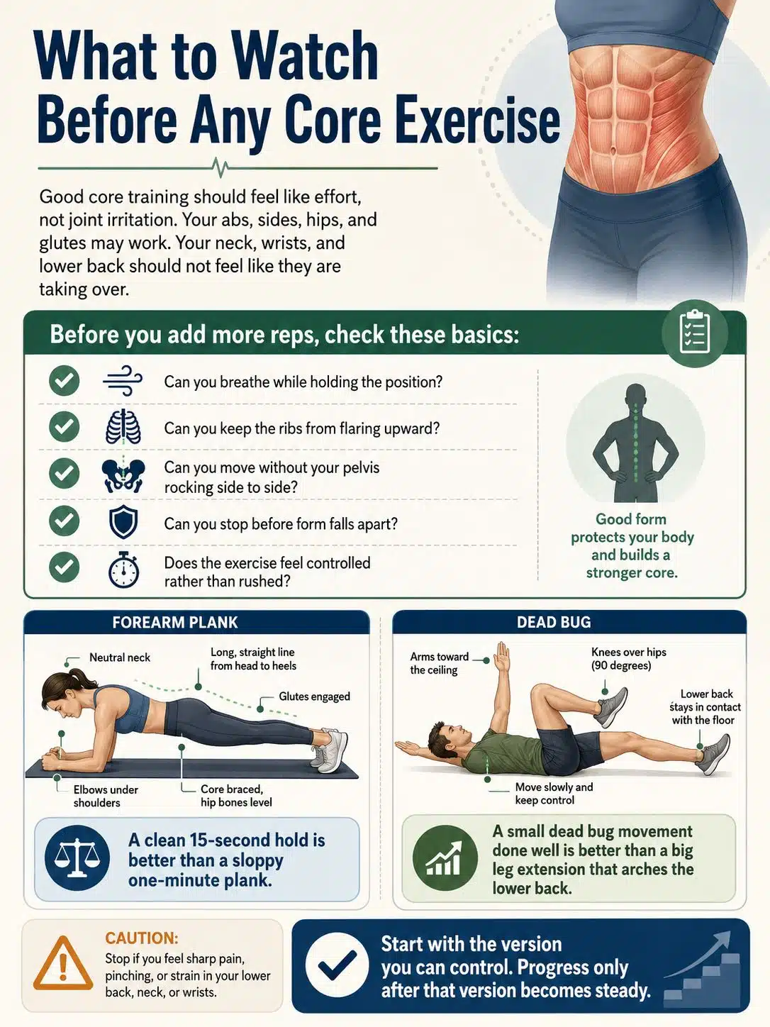 What to Watch Before Any Core Exercise